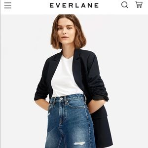 Everlane denim skirt